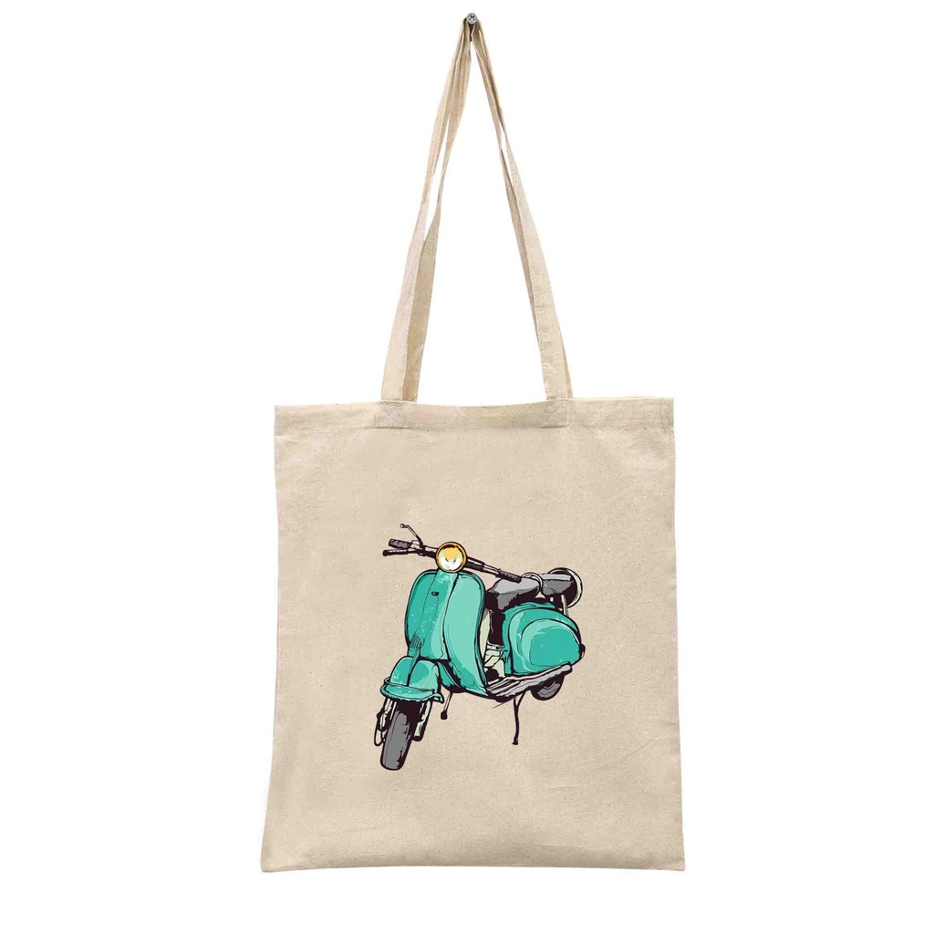 VESPA VERDE BOLSA TOTE