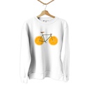 BICI NARANJAS SUDADERA UNISEX