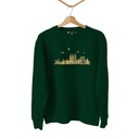 SKYLINE BCN TRANSFER DORADO SUDADERA UNISEX