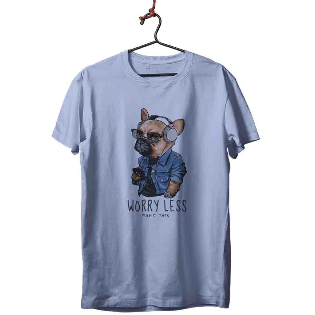 PERRO WORRY LESS CAMISETA UNISEX