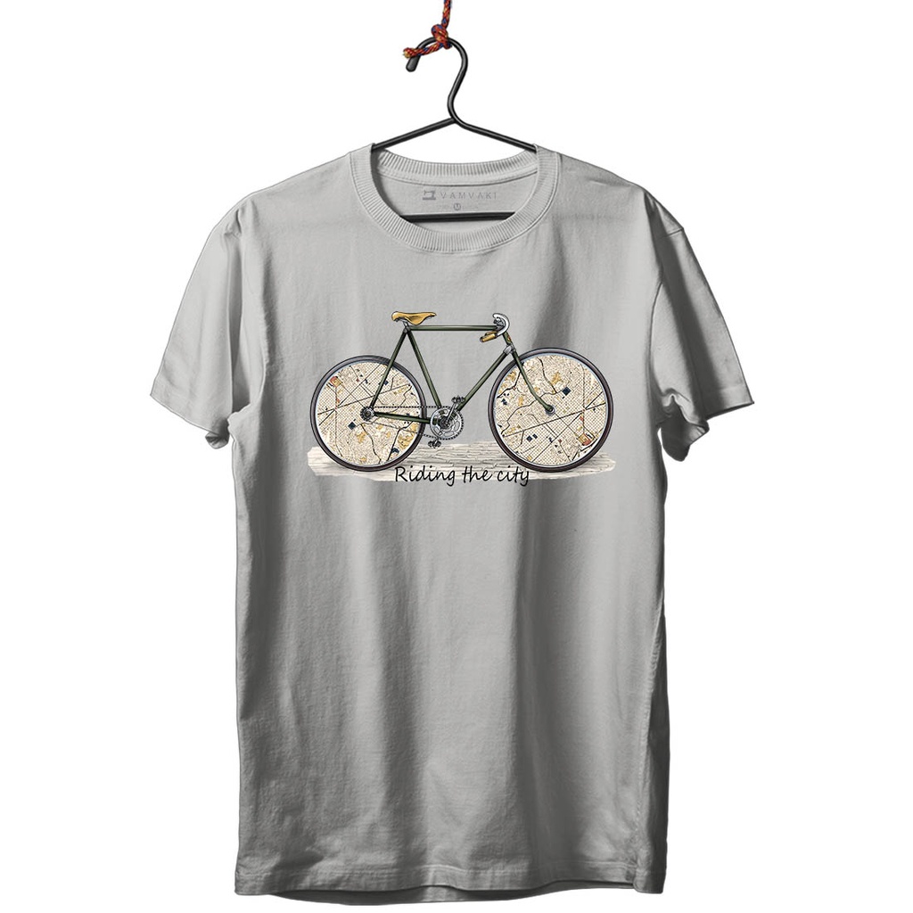 BICI MAPAS TRANSFER CAMISETA KIDS