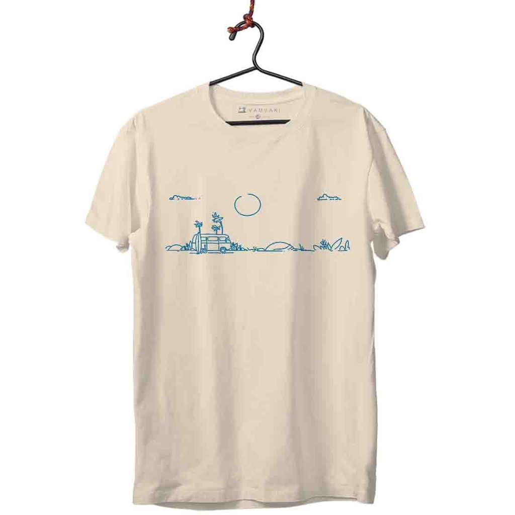 PUESTA SOL BUS CAMISETA UNISEX