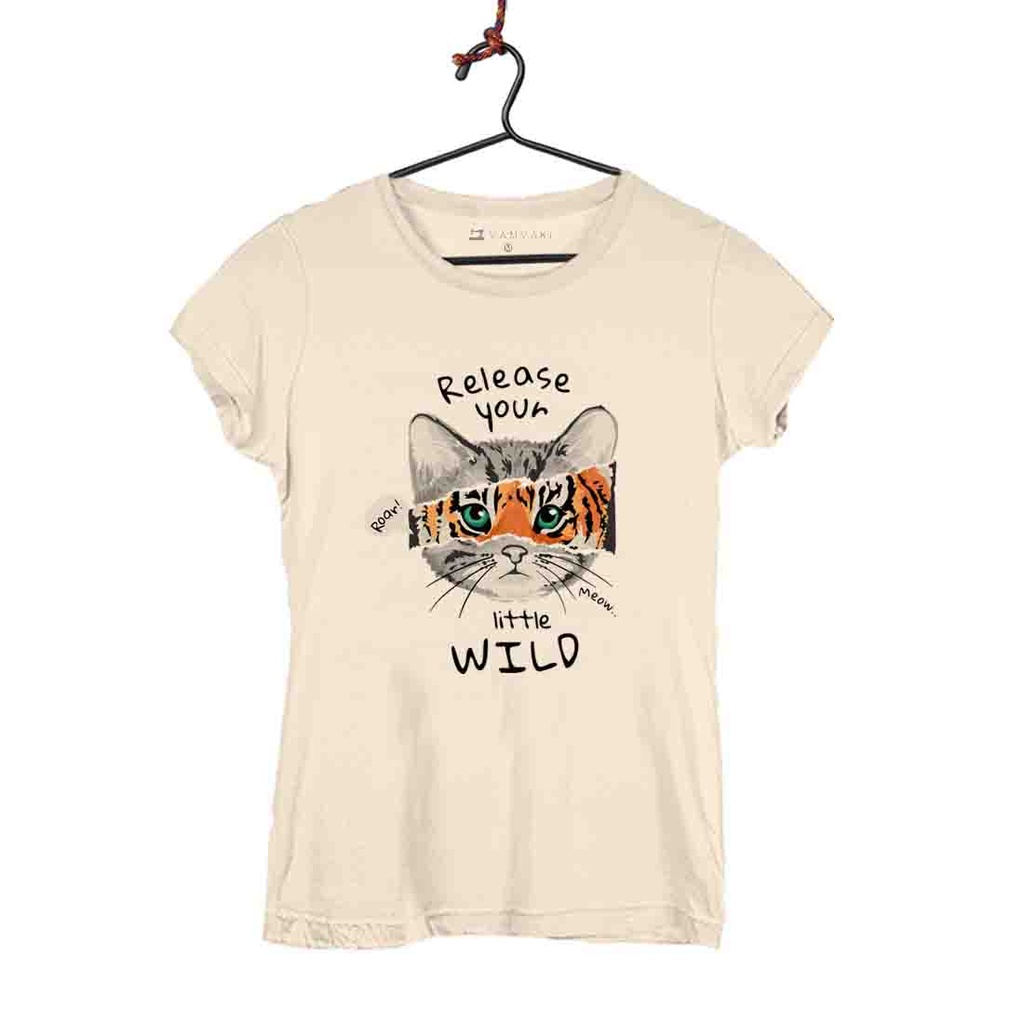 GATO LITTLE WILD CAMISETA MUJER