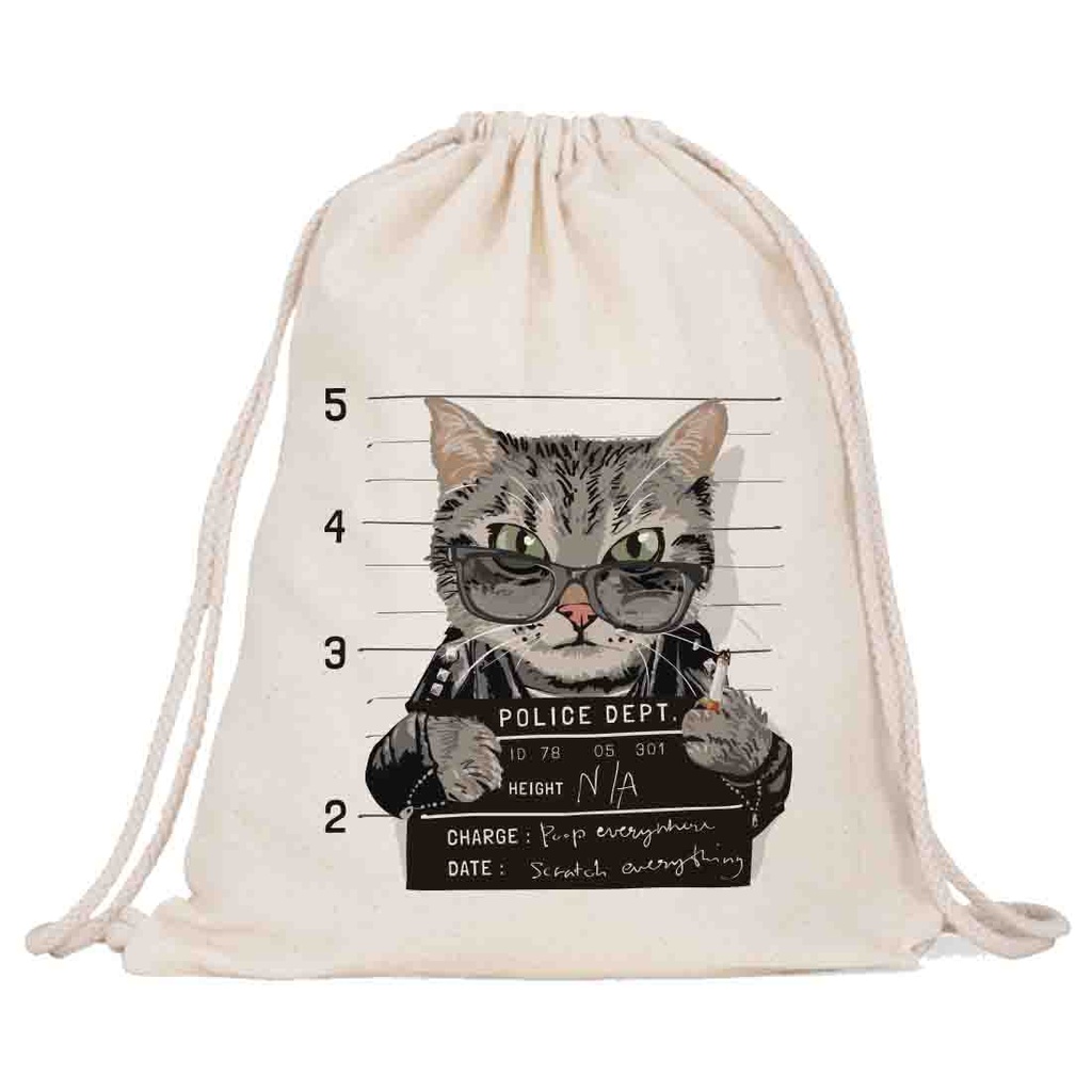 GATO FICHADO MOCHILA COTTON