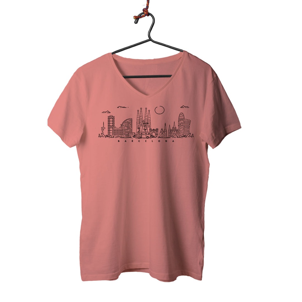SKYLINE VAN BCN TRANSFER CAMISETA IKPICO