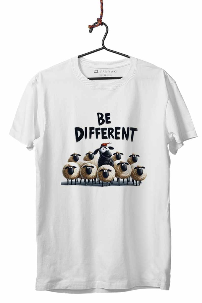 BE DIFFERENT TRANSFER CAMISETA UNISEX