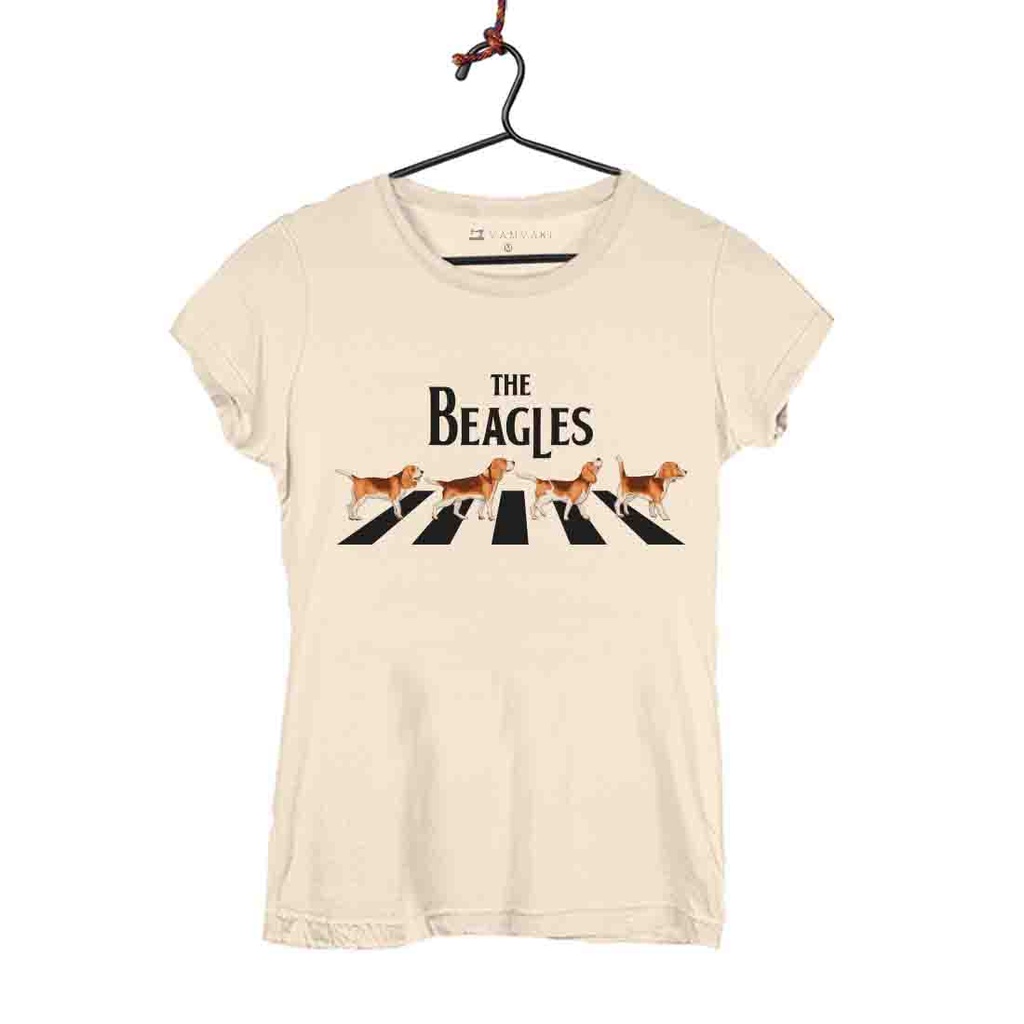 THE BEAGLES TRANSFER CAMISETA MUJER