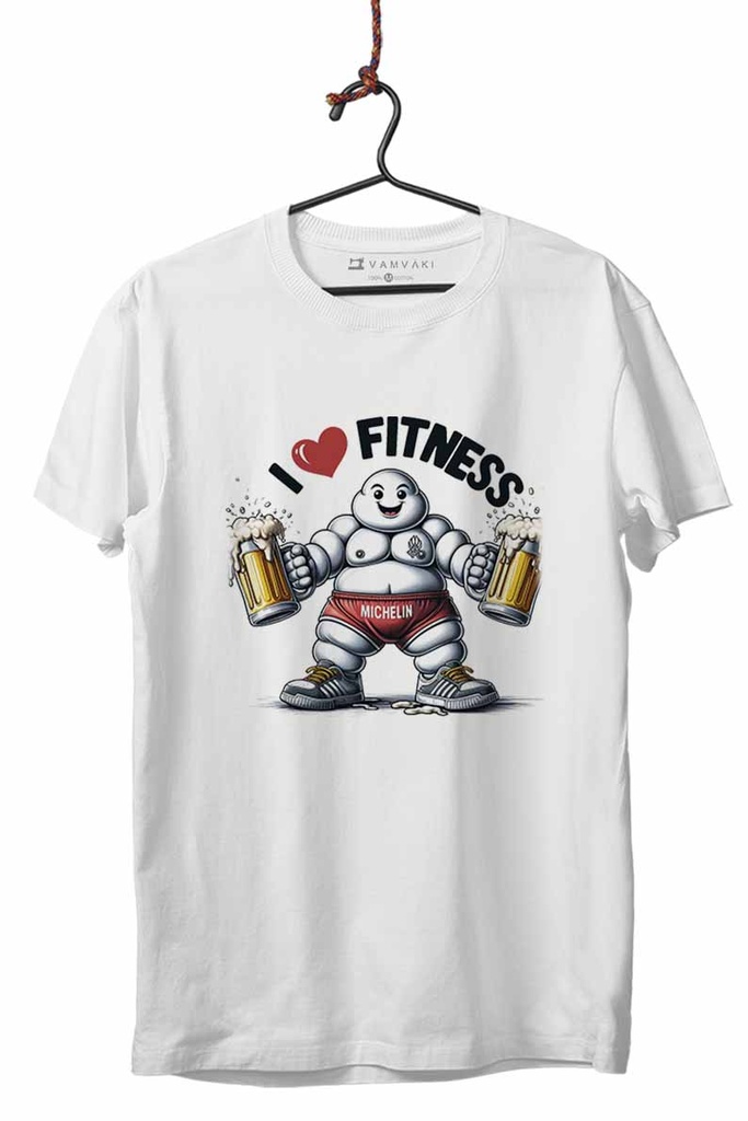 I LOVE FITNESS DIGI CAMISETA UNISEX