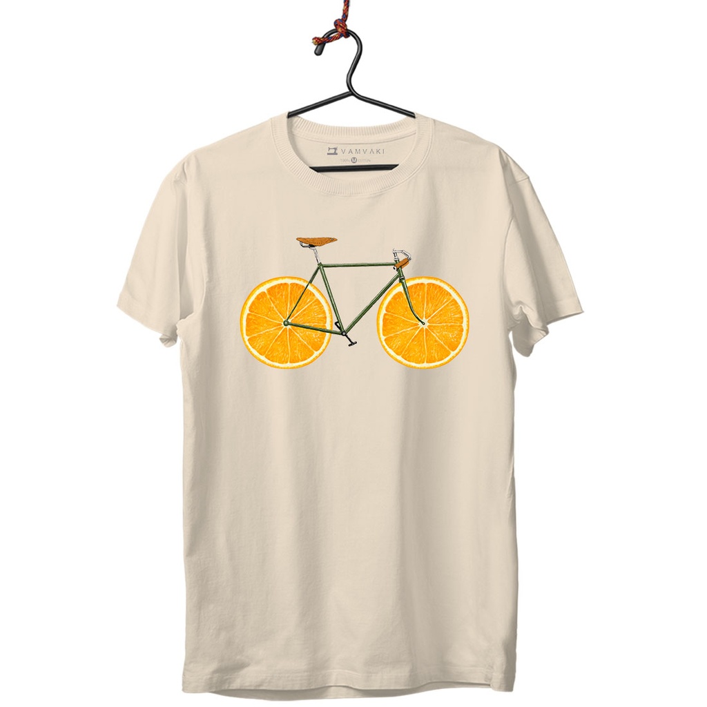 BICI NARANJAS CAMISETA UNISEX