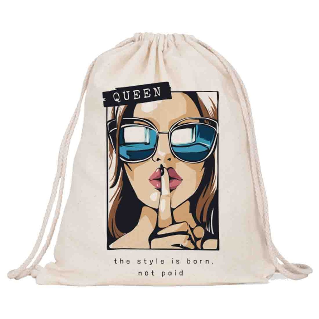 QUEEN SILENCE MOCHILA COTTON