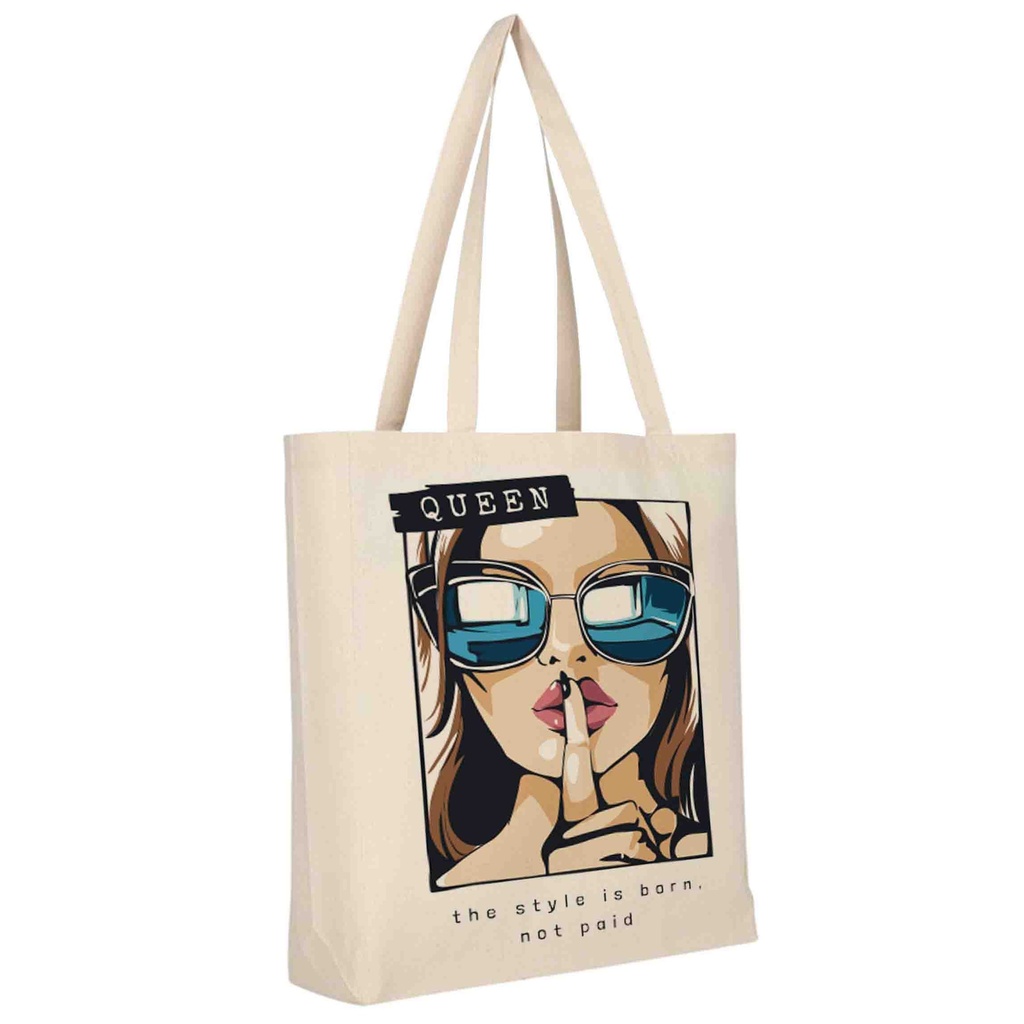 QUEEN SILENCE TRANSFER BOLSA TOTE CON BASE