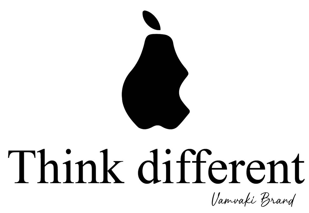 THINK DIFFERENT NEGRO TRANSFER CAMISETA UNISEX