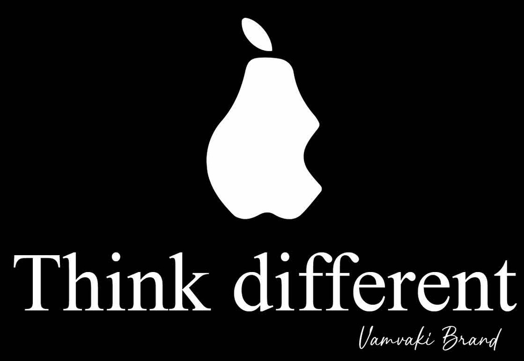 THINK DIFFERENT BLANCO TRANSFER CAMISETA UNISEX