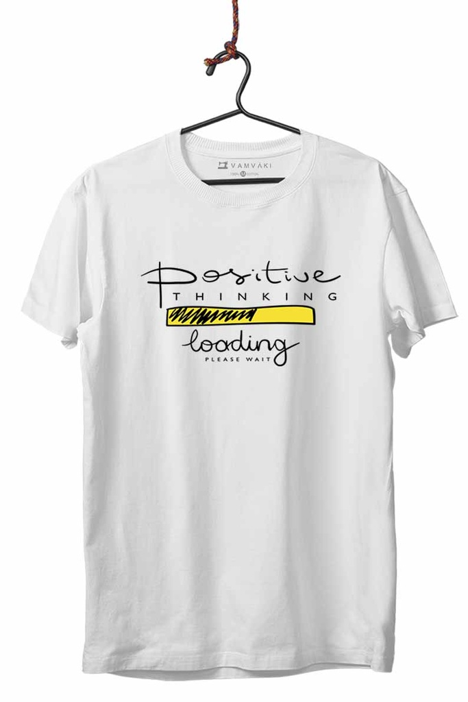 POSITIVE THINKING TRANSFER CAMISETA UNISEX