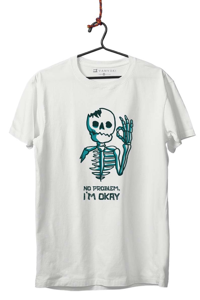 CALAVERA NO PROBLEM TRANSFER CAMISETA UNISEX