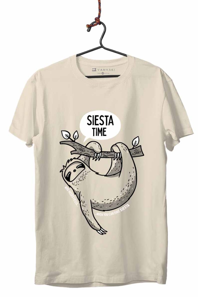 SIESTA TIME TRANSFER CAMISETA UNISEX