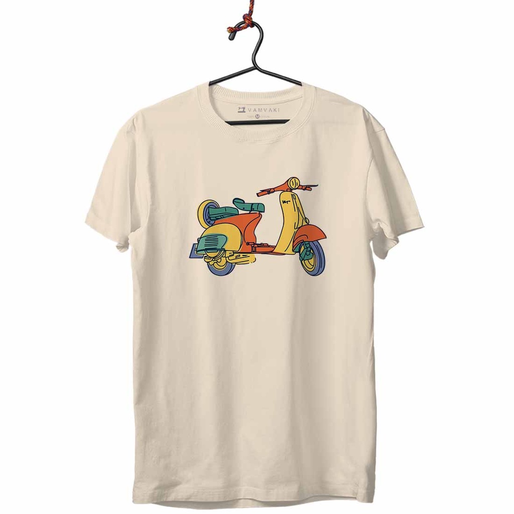 VESPA COLORES CAMISETA UNISEX