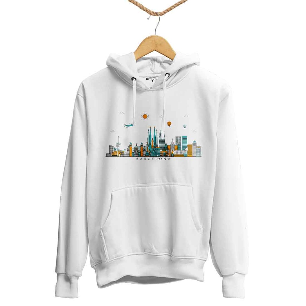 SKYLINE BCN TRANSFER HOODIE UNISEX