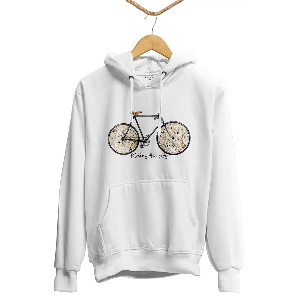 BICI MAPAS TRANSFER HOODIE UNISEX