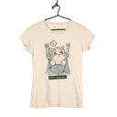 GATO BOLSILLO CAMISETA MUJER