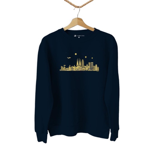 SKYLINE BCN DORADO SUDADERA KIDS